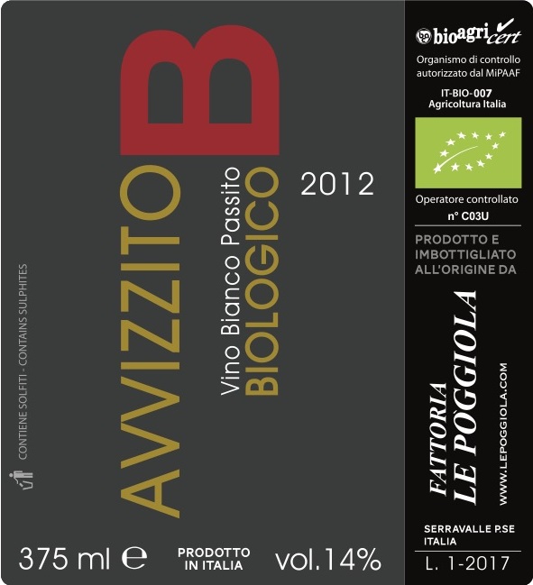 Avvizzito etichetta